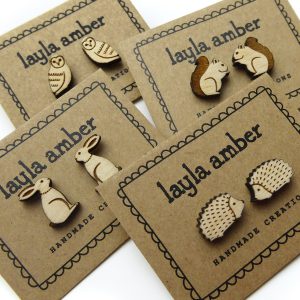 woodland earrings