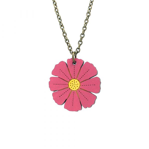 Pink Cosmos Necklace - Image 4