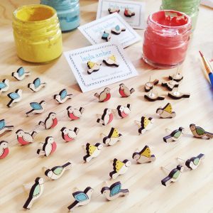 bird earrings layla amber