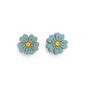 Blue Forget-Me-Not Earrings