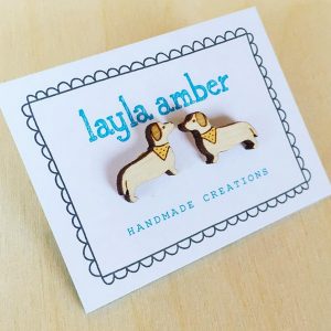 dachshund earrings