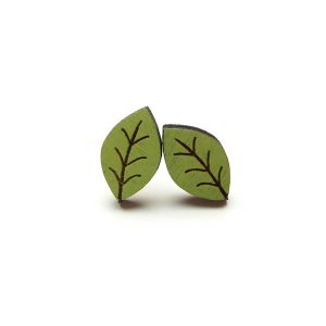 beech leaf earrings by layla amber