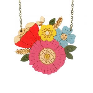 layla amber poppy posy necklace