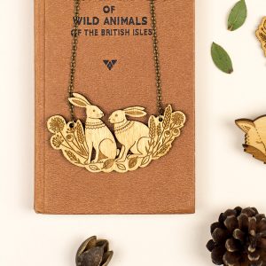 layla amber spring hare necklace