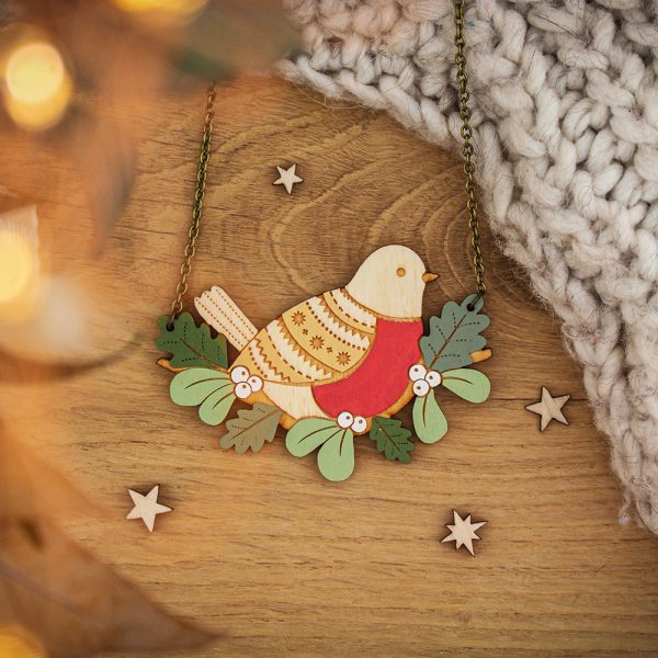 Winter Robin Necklace - Image 4