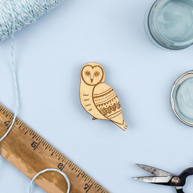 Owl brooch 2019_2