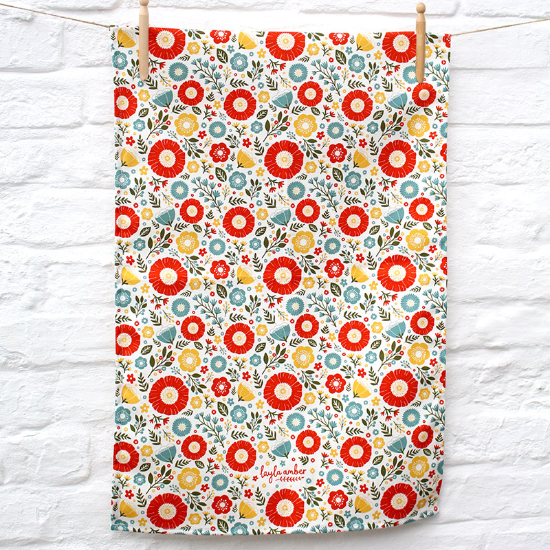 layla amber tea towel