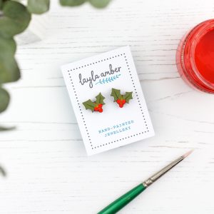 layla amber holly earrings