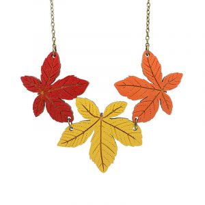 Chestnut Leaves Necklace