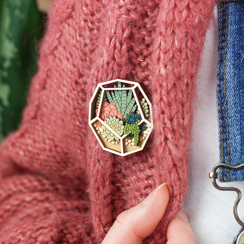 Terrarium Brooch - Image 3