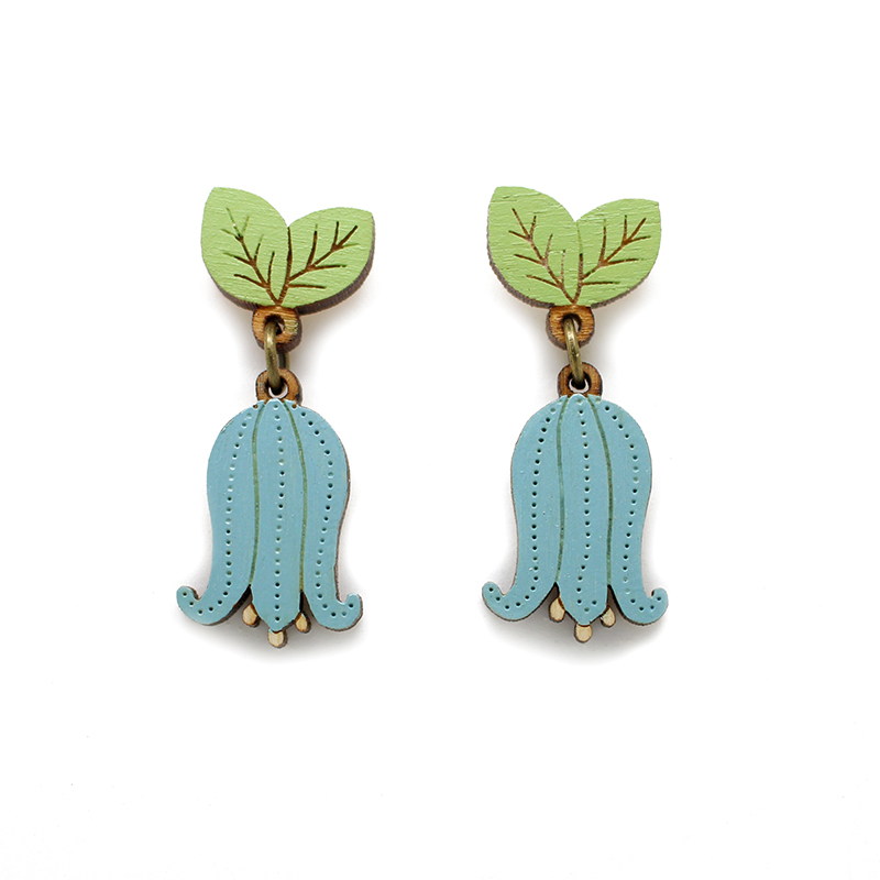 Wild Bluebell Drop Earrings - Image 4