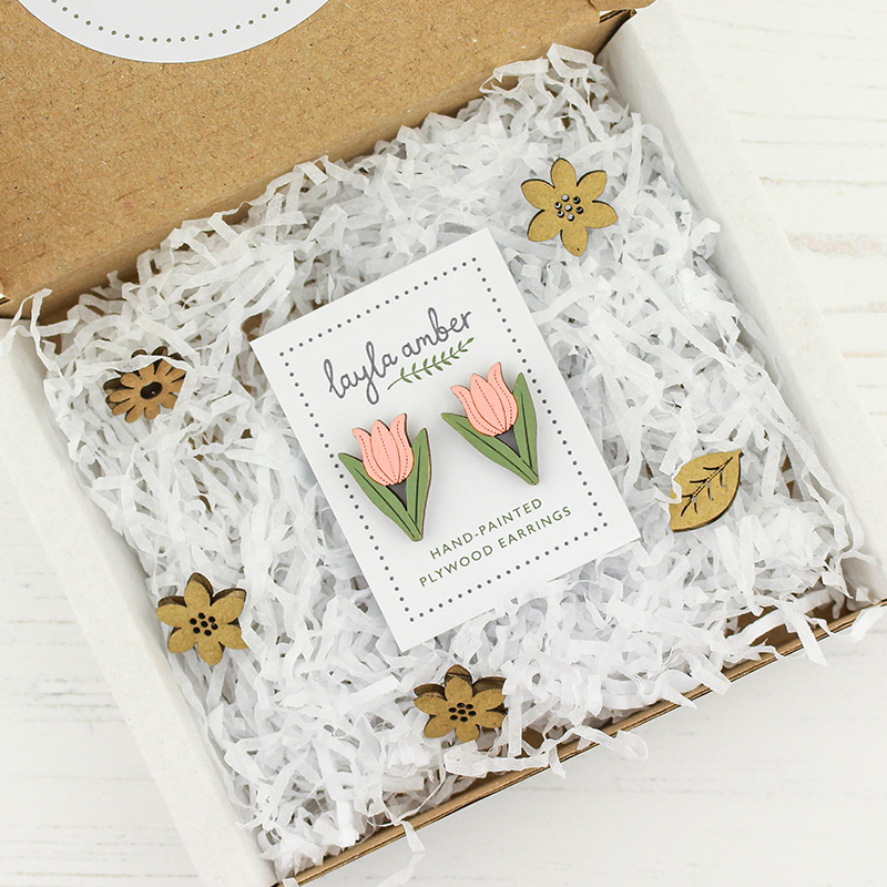 Spring Tulip Earrings - Image 3