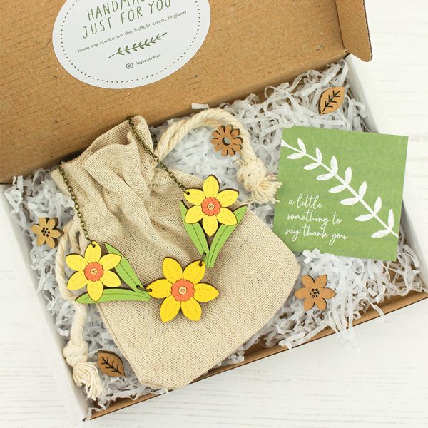 Spring Daffodil Necklace - Image 3