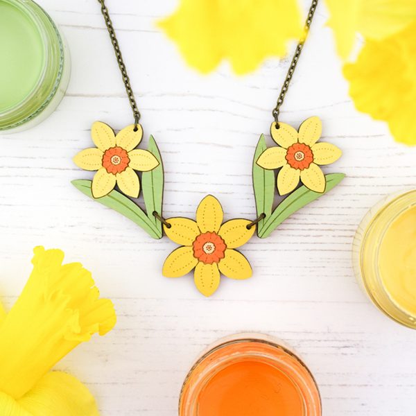 Spring Daffodil Necklace - Image 2