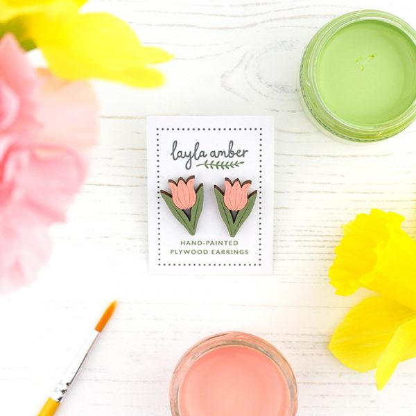 Spring Tulip Earrings - Image 2