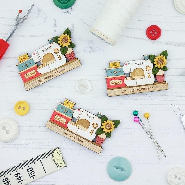 Happy Sewing Brooch - Image 4
