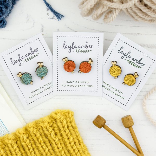 Knitting Earrings - Image 2