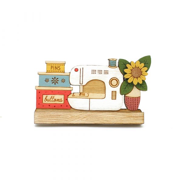 Happy Sewing Brooch - Image 6