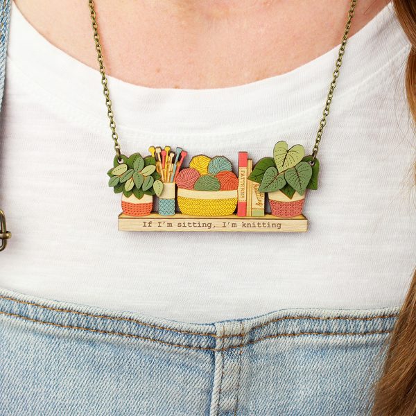Happy Knitting Necklace - Image 4