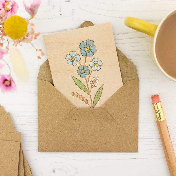 'Forget Me Not' Mini Greetings Card - Image 4