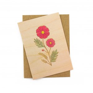 'Cosmos' Mini Greetings Card