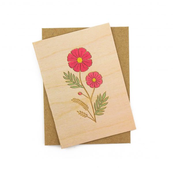 'Cosmos' Mini Greetings Card - Image 5