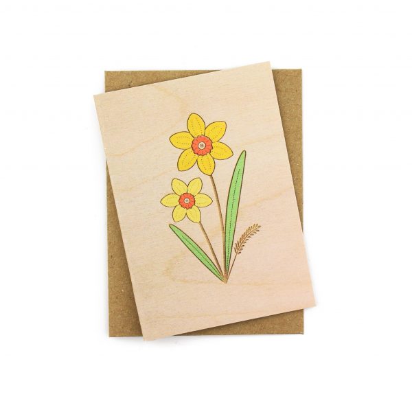'Daffodil' Mini Greetings Card - Image 6