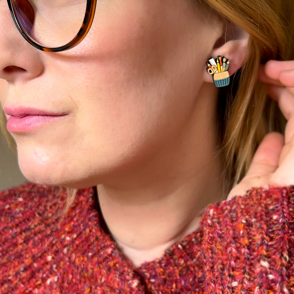Arty Earrings - Image 3
