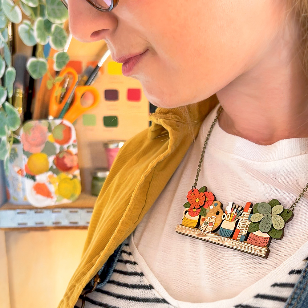 Happy Art Necklace - Image 3