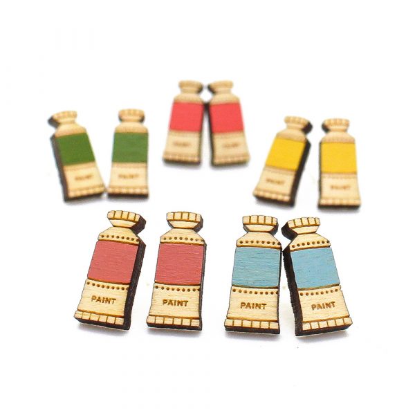 Paint Tube Earrings - Image 5