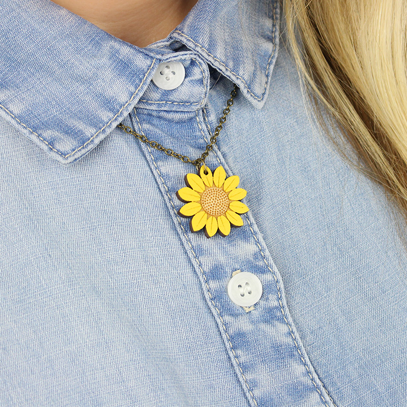 Sunflower Necklace - Image 3