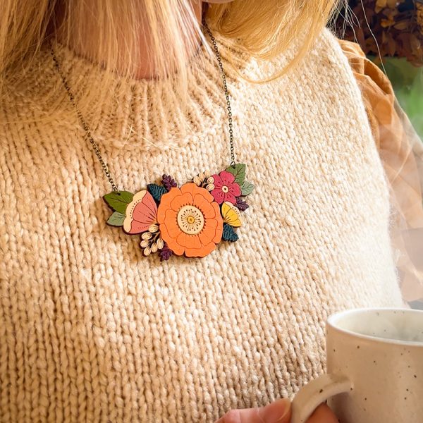 Autumn Wildflowers Necklace - Image 2