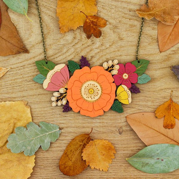Autumn Wildflowers Necklace - Image 4